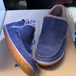 Allbirds Navy Suede Slip-On Shoes